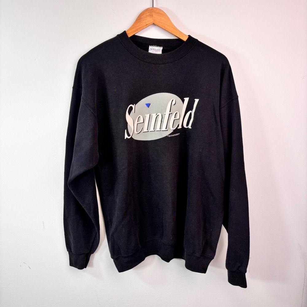 Vintage 1994 Seinfeld Logo Crewneck Sweatshirt Stanley DeSantis USA L